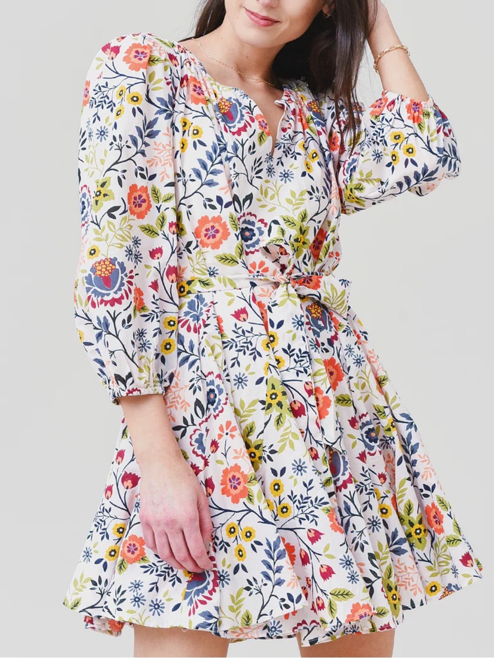 Velvet by Graham and Spencer Keelin Printed Boho Dress | MEDIUM NWT - Picture 1 of 12